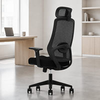 Chaises de bureau exécutives réglables, confortables, ergonomiques, pivotantes, en maille, en nylon blanc, pour hôpital, école, bureau, mousse moulée