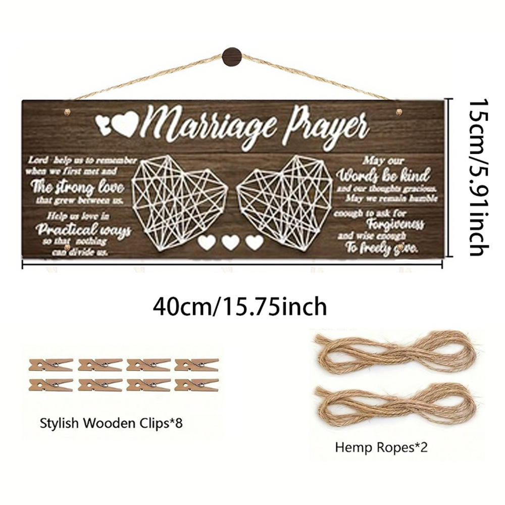 กรอบรูปไม้ - ดีไซน์หัวใจคู่