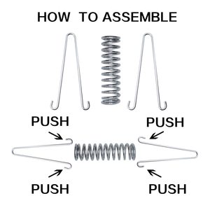 Ressort de tension en acier inoxydable OEM pour barre de traction, ressort amortisseur de chocs, tampon de ressort - Product Image 5