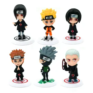 Groothandel Hoge Kwaliteit 6 Stijl Anime Narutos Pvc Action Model Figuur Speelgoed Narutos Action Figure