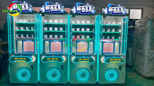 Nueva Máquina de Juego de Entretenimiento con Monedas, Caja Sorpresa de Premios, Bola Saltarina de la Suerte, Diseño Metálico para Uso en Centros Comerciales, en Inglés - Product Image 5
