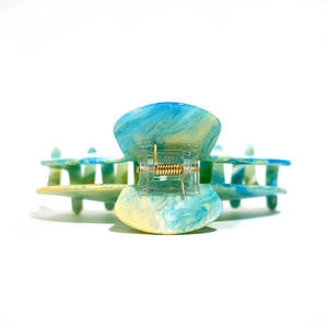 Pinza de Pelo Sencilla en Forma de Media Luna, Diseño de Color Caramelo, Acetato, Unisex, Moda, Venta al por Mayor, Personalizada, Alta Calidad - Product Image 4