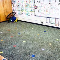 Marqueurs de tapis en nylon écologiques, colorés et durables, avec logo imprimé, pour une utilisation en classe, vente en gros