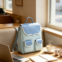 Sac bandoulière personnalisé avec nœud décoratif, en PU multicolore, sangle amovible, pour le transport quotidien, destiné aux importateurs de sacs OEM ODM
