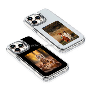 Cubierta de proyección DE PANTALLA NFC DIY <span class=keywords><strong>gratis</strong></span> para Apple 13 14 15 Plus para iPhone 16 Pro Max funda de teléfono móvil PC no consume energía - Product Image 5