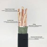 Câble d'alimentation ignifuge ZC-YJV en cuivre sans oxygène, gaine PVC, 3 ou 5 conducteurs, 2,5 à 240 mm², pour pose électrique