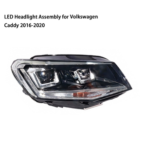 Feux avant à LED pour Volkswagen <span class=keywords><strong>Caddy</strong></span> <span class=keywords><strong>MK4</strong></span> 2015-2020 6000K 12V Nouvelle mise à niveau Plug-and-Play avec 6000 lumens - Product Image 1