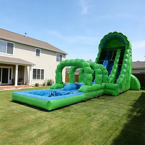 Custom Outdoor Pastel Kids <b>Inflatable</b> Water Slide China for Girls Backyard Fun <b>Inflatable</b> Slip N Slide - Product Image 1