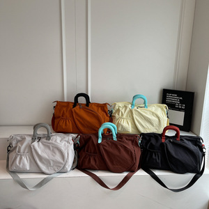 Color Block Travel <b>Bag</b> Badminton <b>Bag</b> Large Capacity Fitness <b>Bag</b> for Men and Women Portable Shoulder Crossbody Sports Racket <b>Bag</b> - Product Image 1