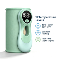 Chauffe-biberon portable sans fil rechargeable, sans eau, pour bébé, pour les voyages et les sorties