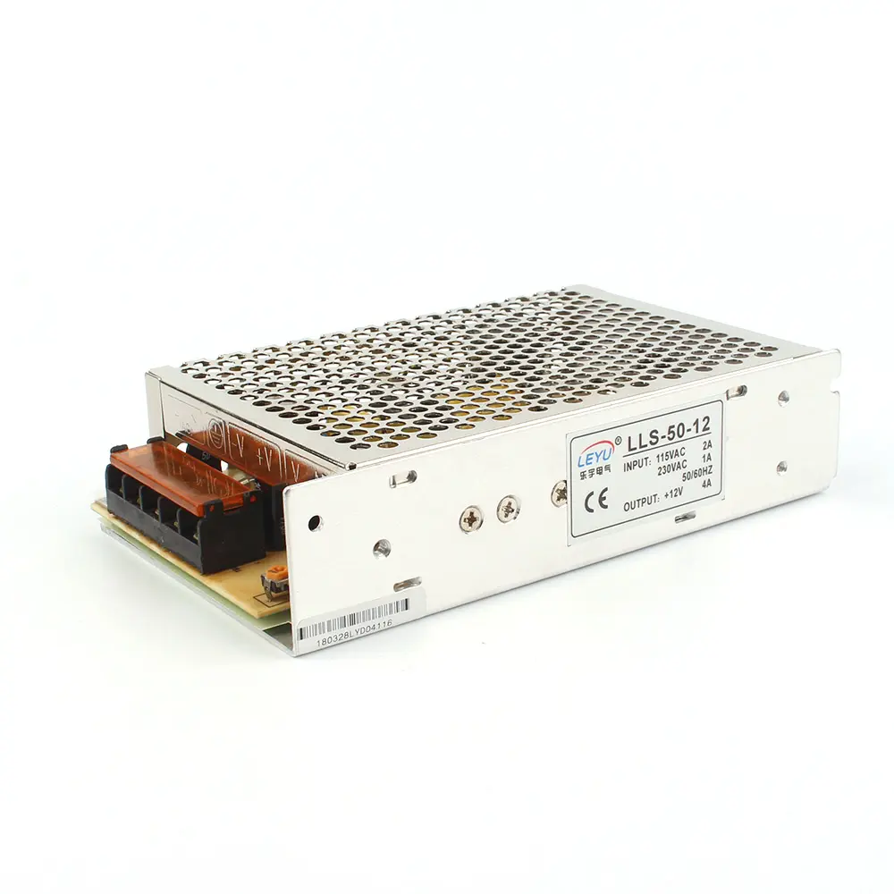 LLS-50 Power Supply 50W 12V 24V DC Industrial Din Rail Power Supply AC-DC power supply