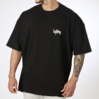 T-Shirt Unisexe Oversize Nice Youpin Personnalisé Qualité Supérieure Tissu Épais pour Sport avec Motif Uni et Col Confortable