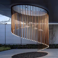 Luminaire LED moderne de décoration d'intérieur en tube acrylique de luxe pour le hall de l'hôtel CEILINX Plafonniers d'intérieur longs