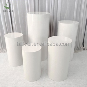 Yüksek kaliteli kalınlaşma Metal kaide demir silindir kaide kek raf tatlı masa için doğum günü düğün parti yuvarlak taban kaide - Product Image 3