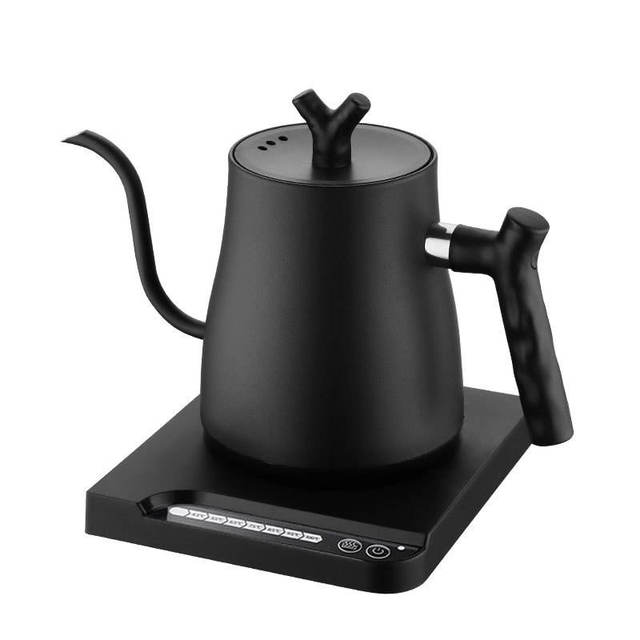 Stainless Steel Electric Kettle Hand Washed Kettle Electric Intelligent Thermostatic Coffee Gooseneck Electric Water Kettle
