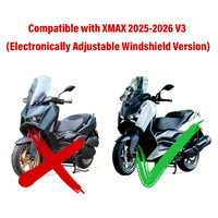 Pour YAMAHA XMAX300 XMAX 300 2025 2026 – Accessoires moto CNC : Protection de cadre de clignotant avant / Cache de protection de lampe de signalisation