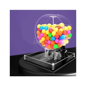 Machine <span class=keywords><strong>de</strong></span> loterie en libre-service Kenya Gravity Pick Lucky Lotto, tirage en ligne, 100 balles <span class=keywords><strong>de</strong></span> ping-pong numérotées, jeu <span class=keywords><strong>de</strong></span> roue à ventouses Shark Wheel - Product Image 5