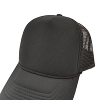 Venta al por mayor barato negro promocional personalizado regalo publicidad espuma malla hombres deportes camionero red gorra y sombreros