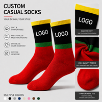 Chaussettes personnalisées antidérapantes jetables en jacquard avec logo, respirantes, en coton, séchage rapide, écologiques, OEM ODM, usine, streetwear