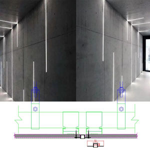 Profil <span class=keywords><strong>de</strong></span> canal en aluminium <span class=keywords><strong>de</strong></span> 15x9mm 0.5M LED pour bande lumineuse LED avec installation intégrée - Product Image 5