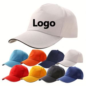 Gorra de béisbol ajustada de 5 paneles, sombreros bordados personalizados, publicidad comercial, gorra de Golf personalizada de algodón y poliéster promocional - Product Image 1