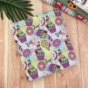 Custom your own design on cotton french terry fabric wholesale