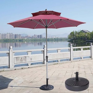 Modern Design Glamping 3m Radius Wind-Resistant Beach for Outdoor Luxury Hotel Restaurant <strong>Parasol</strong> for Pool Patio <strong>Base</strong> <strong>Included</strong> - Product Image 3