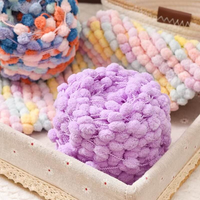 Fil à crocheter épais multicolore fait main, fil fantaisie pour couverture DIY, fil à tricoter teint en mélange de polyester YuHeng, résistant
