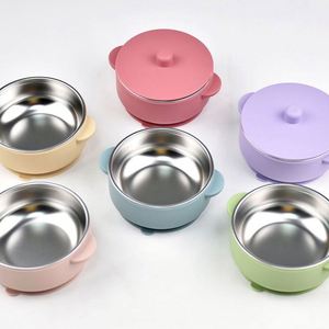 Bols d'alimentation portables pour bébé en acier inoxydable 304, isolation thermique, double paroi, non toxiques, compatibles lave-vaisselle, écologiques - Product Image 5