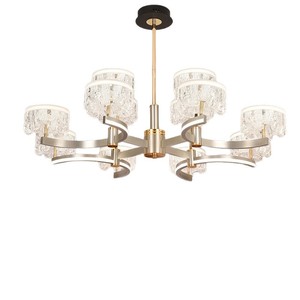 Lustre de salon à spectre complet en cristal, modèle Magic Bean, éclairage de hall, nouveau modèle 2025, éclairage de chambre de luxe léger pour style nordique - Product Image 5