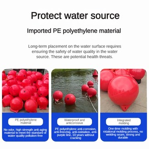 Bola de plástico de bola flotante rellena de espuma EPS al por mayor de fábrica con una sola oreja - Product Image 2