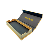 Boîte cadeau magnétique rigide personnalisée texturée haute densité avec insert en mousse découpée pour huiles essentielles