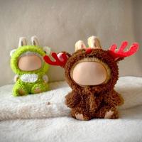 Poupée Halloween jupe costume dessin animé jouet Noël cape chapeau et citrouille en peluche confortable et mignon vêtements de poupée