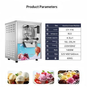 <span class=keywords><strong>Machine</strong></span> <span class=keywords><strong>à</strong></span> crème glacée automatique de grande capacité en acier inoxydable 304 robuste pour boulangerie/avec une longue durée de vie - Product Image 2