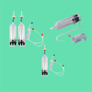 Jeringa para Angiografía Desechable de Plástico Compatible con Medrad, Jeringa Médica de Alta Presión con Certificación CE - Product Image 3