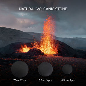 Ensemble de massage aux pierres chaudes avec chauffe-pierres, soin de santé par massage aux pierres chaudes, plaque chauffante - Product Image 2