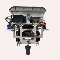Machine agricole à dos avec système hydraulique 2-cylindres, équipement de creusement de tranchées et d'épandage d'engrais, à disque unique, longue durée de vie pour