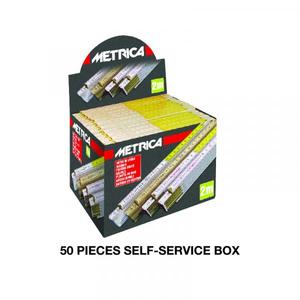 Metrica-23140 2เมตร-ไม้-ความหนา3มม-สีขาว/เหลือง-มิเตอร์พับ8001066231409 EAN - Product Image 4