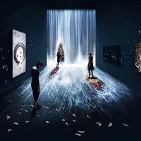 Environnement de projection interactif immersif AR personnalisé, système de jeu mural et de sol numérique pour aire de jeux intérieure