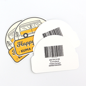 Tùy chỉnh bền không thấm nước phim hoạt hình sản phẩm Mã <span class=keywords><strong>QR</strong></span> chết cắt dán - Product Image 2