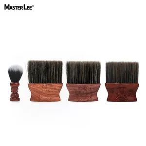 Masterlee sandal wood High Quality red wood artificial horse mane Shaving Brush for men and women