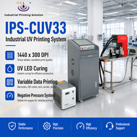 Impresora de Inyección de Tinta UV Eléctrica IPS-CUV33 con Cabezal de Impresión de Alta Resolución para Imprimir en Cartones, Metal y Plástico con Función Automática