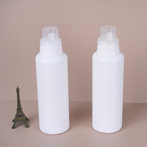 Nhựa Hot Bán <span class=keywords><strong>HDPE</strong></span> 600Ml Chất Tẩy Rửa Chai Với Vít Cap Chai Tròn Cho Hộ Gia Đình Giặt Chất Tẩy Rửa Bao Bì - Product Image 1