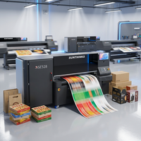 Imprimante de cartons Sunthinks SE528 à passage unique pour les boîtes d'expédition e-commerce et les emballages personnalisés pour les solutions d'emballage en carton ondulé