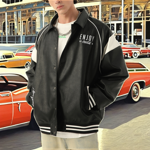 เสื้อแจ็คเก็ตผ้าแคนวาสบุผ้าแบบมีฮู้ดสำหรับผู้ชายลายการ์ตูน ดีไซน์ใหม่ประจำปี 2026 สำหรับฤดูใบไม้ร่วง - Product Image 2