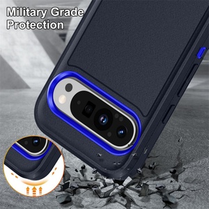 Funda Protectora para Teléfono Móvil de Silicona TPU+PC con Diseño de Armadura Antihuellas y Antigolpes para Google Pixel 10/10 Pro/9a/9/8/7 - Product Image 4