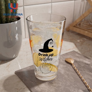 <span class=keywords><strong>Verre</strong></span> <span class=keywords><strong>à</strong></span> <span class=keywords><strong>eau</strong></span> et jus en gros, 16 oz, givré, transparent, personnalisable avec logo, pour bière artisanale, idéal pour bars et fêtes - Product Image 4