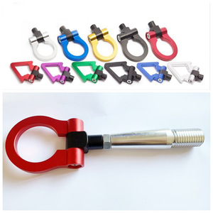 Crochet de remorquage avant en alliage d'aluminium pour Mitsubishi Lancer EX Racing Car, couleur rouge - Product Image 1