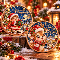 Pièce de monnaie commémorative personnalisée en cuivre pur 999 de 5 oz, cadeau de Noël mignon pour bébés garçons et filles
