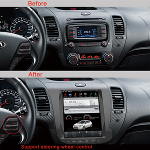 Thời trang cao cấp 10.4 inch màn hình Xe Hơi Xe Stereo đài phát thanh xe máy nghe nhạc video player GPS navigation cho Kia Cerato/K3/Forte 2013- - Product Image 2